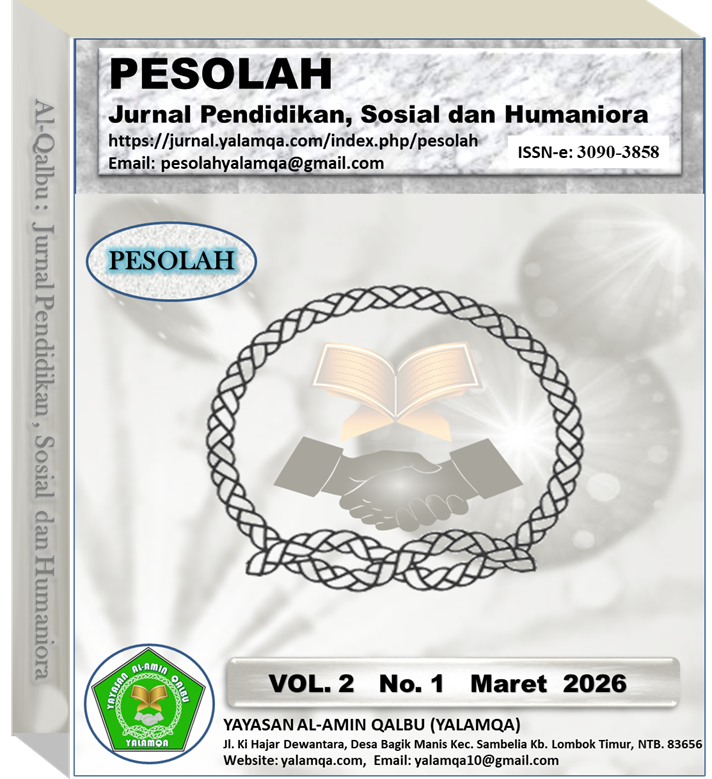 					View Vol. 2 No. 1 (2026): Maret 2026
				